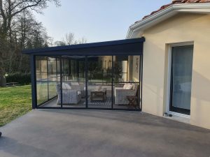 Solarium, Abri de terrasse