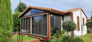 Solarium, Abri de terrasse